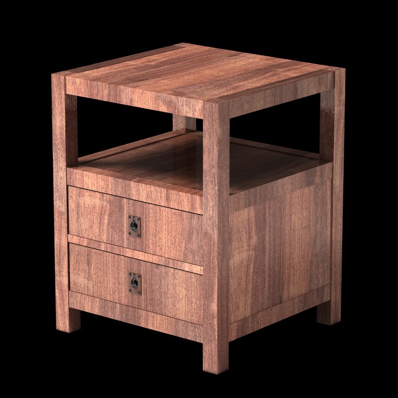 lightwave end table wood